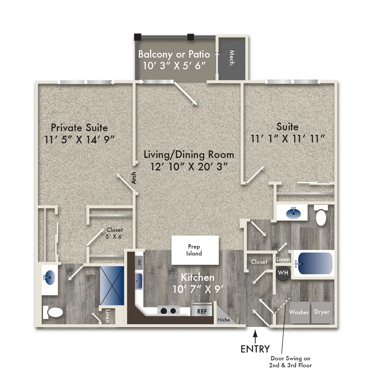 4004 Keighley Park Lane 1-3 Beds Apartment for Rent - Photo Gallery 34